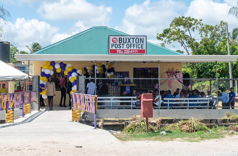 $33M Buxton Post Office commissioned - Guyana Chronicle