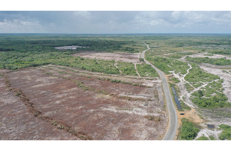 A new housing development at St. Cuthbert’s Mission along the Soesdyke-Linden Highway is set to provide approximately 2,000 house lots upon completion