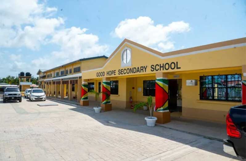 One of the several newly constructed secondary schools