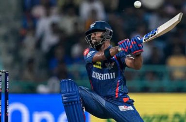 Nicholas Pooran struck one four and seven sixes in his 34-ball 61
