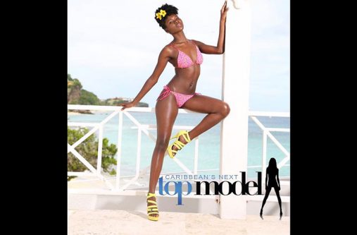 Guyana’s Nkechi Vaughn who finished in the CNTM top three (Photocredit: CNTM)