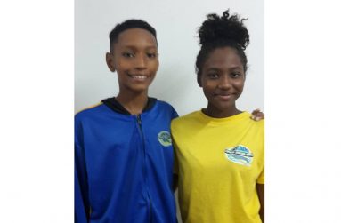 Raekwon Noel and Donna Carter have been the top male and female Dorado swimmers at the meet.
