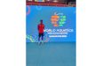 Olympian Raekwon Noel at the World Aquatics Championship