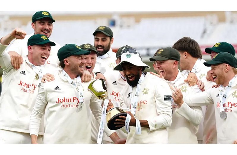 Nottinghamshire's victory was their seventh in this season's County Championship