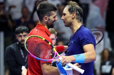 Novak Djokovic beat Rafael Nadal on his way to winning Olympic gold in Paris earlier this year