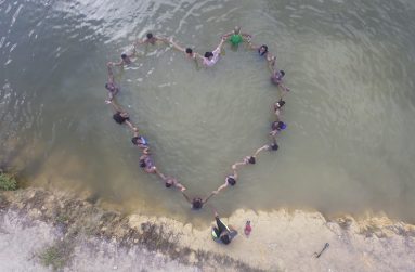 The Nulli Secundus youth having fun in the water!
