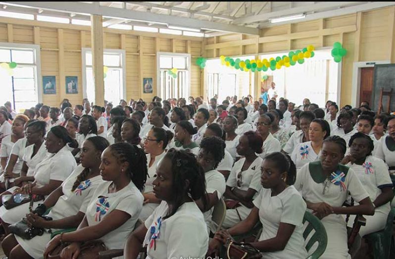 Some of the nurses at the event.