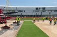 Pitch installation at the Nassau County International Cricket Stadium has started (ICC Media photo)