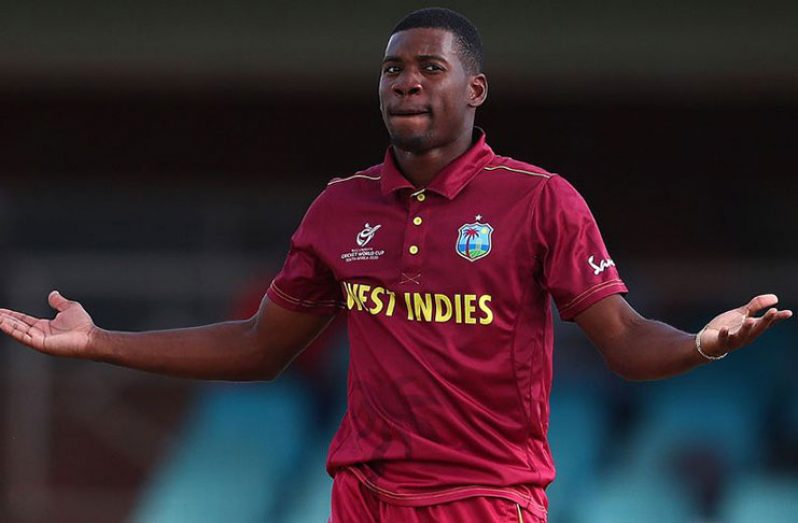Windies Under-19 all-rrounder Nyeem Young