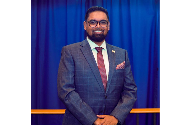 President Dr Mohamed Irfaan Ali