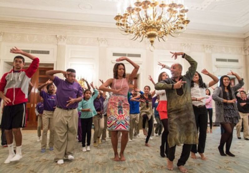 US First Lady, Mrs Michelle Obama, celebrating Diwali at the White House last year