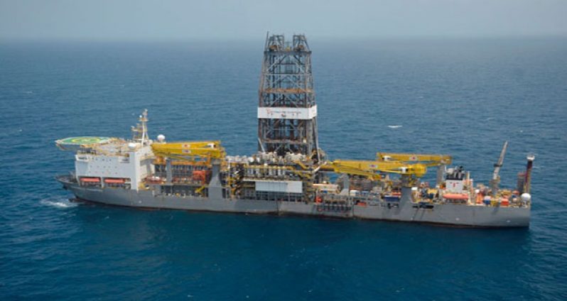 Esso exploration well, the Liza-1 on the Stabroek Block, using the drill-ship, Deepwater Champion, has encountered hydrocarbons