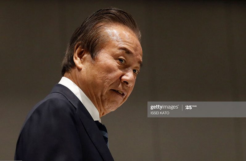 Haruyuki Takahashi, executive board member for the Tokyo Organising Committee of the Olympic and Paralympic Games (Tokyo 2020), arrives to attend a Tokyo 2020 executive board meeting on the COVID-19 outbreak in Tokyo on March 30, 2020.