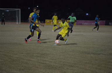 Omari Glasgow on the go for the Jaguars last night