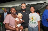 President Dr. Irfaan Ali engages residents of Region Two