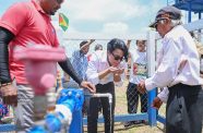 Minister within the Ministry of Housing and Water, Susan Rodrigues, commissioned the Karaudarnau Water Supply System
