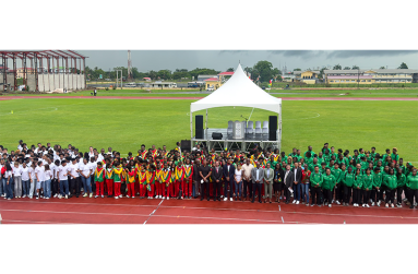 Despite the heavy downpour that derailed the planned gala ceremony, nearly 500 athletes and officials gathered to hear a call to action from government ministers