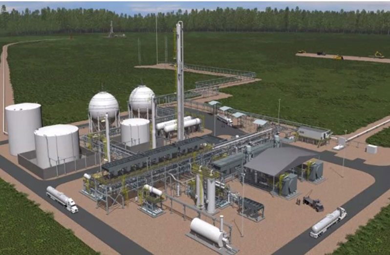 An artist’s impression of the Wales gas-to-energy project