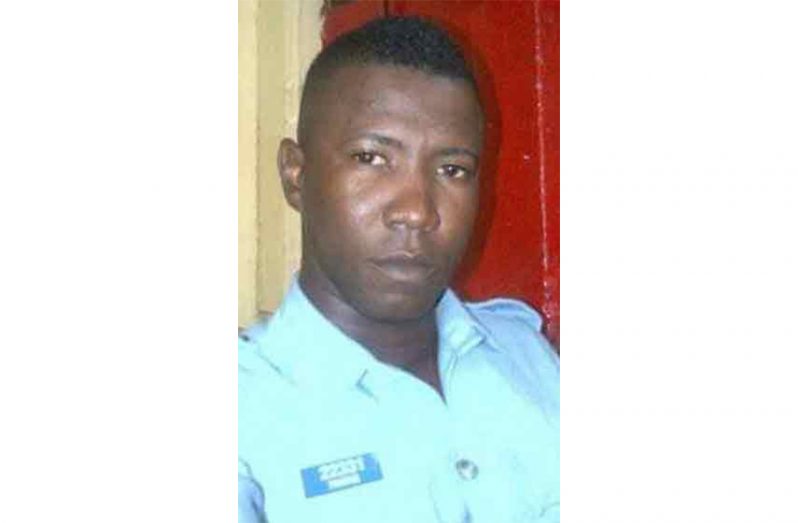 Police constable Orin Parris