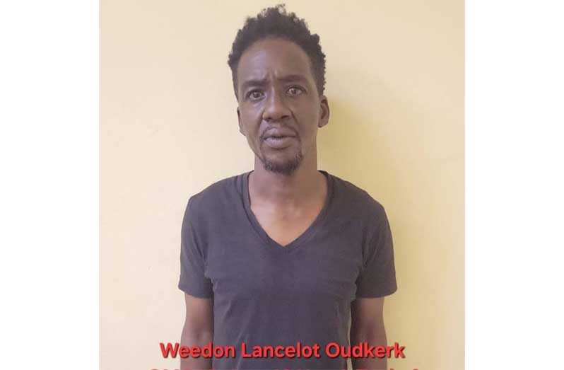 IN CUSTODY: Weedon Oudkerk