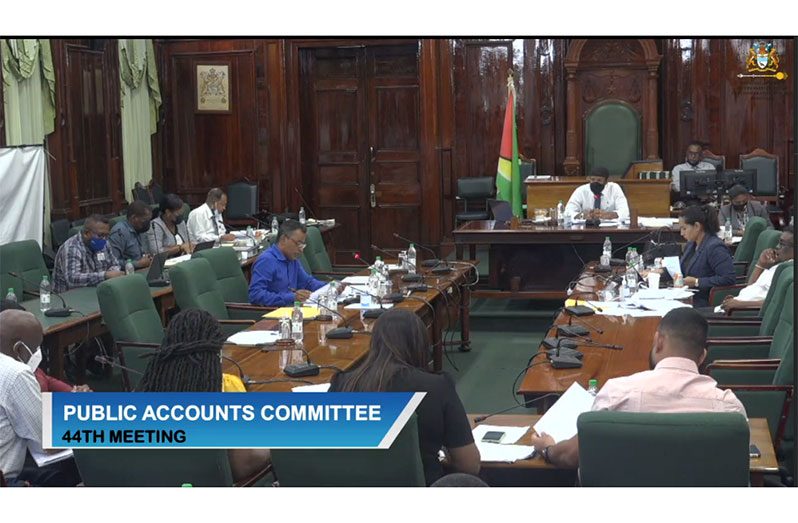 A snapshot of Monday’s PAC session