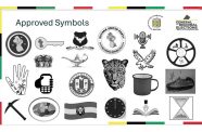 The symbols of various political party that are 
contesting the September 1 elections