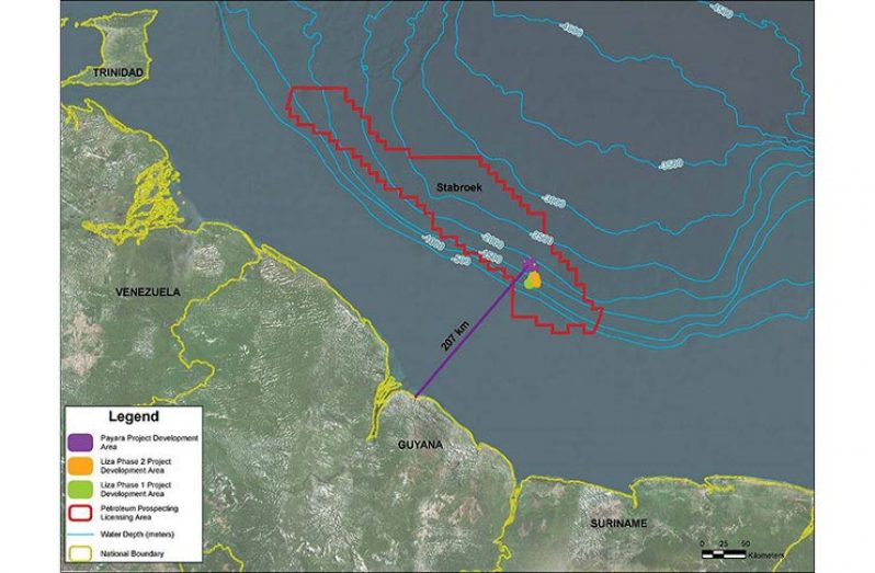 Location of the Payara Project Development Area within the Stabroek Block