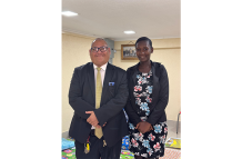 Sean Kirkpatrick, Managing Director (left), and Afiana Lesperance, Human Resources Manager of Professional Guard Services