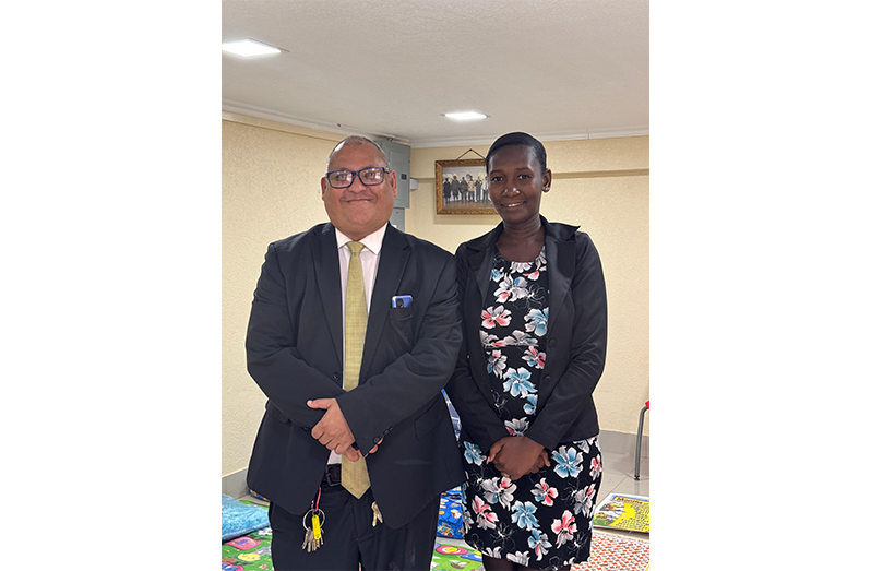 Sean Kirkpatrick, Managing Director (left), and Afiana Lesperance, Human Resources Manager of Professional Guard Services