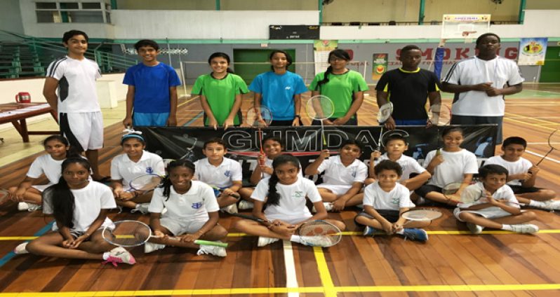 Some of the players of the tournament pose in this photo.