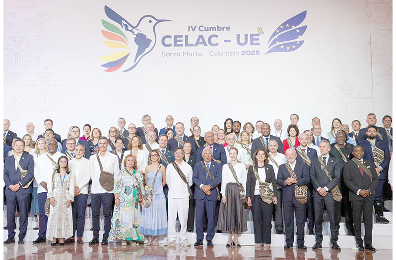 PM Phillips and other leaders at the Fourth European Union – Community of Latin American and Caribbean States (EU‑CELAC) Summit currently underway in Santa Marta, Colombia