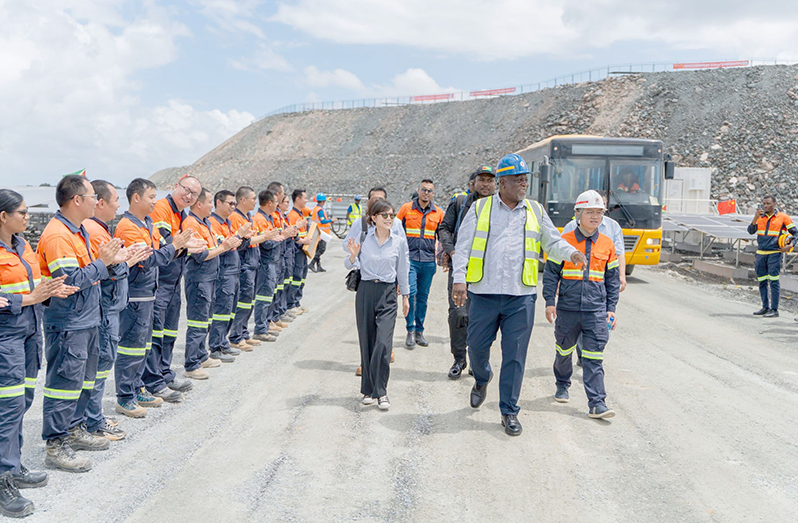 Prime Minister Brigadier (Ret’d) Mark Phillips officially commissioned the Aurora Solar Farm at the Aurora Gold Mine (AGM) site in Region Seven on Wednesday, marking a significant milestone in Guyana’s transition to clean and sustainable energy