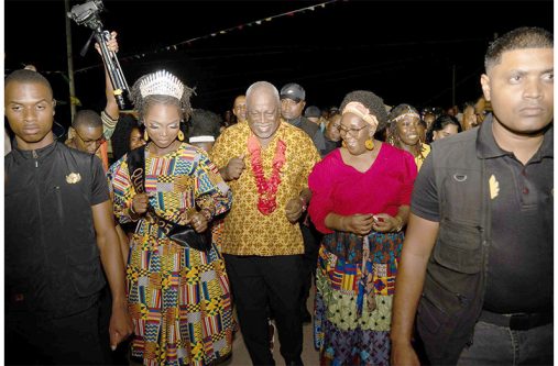 Prime Minister, Brigadier (Ret’d) Mark Phillips joined villagers in Hopetown on Thursday evening for the annual Emancipation celebration