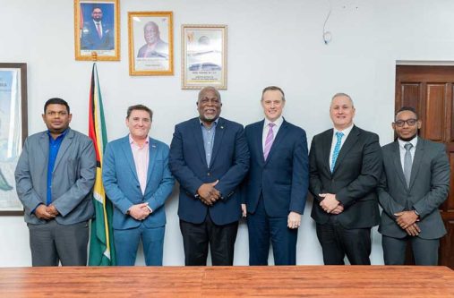 Prime Minister, Brigadier (Ret’d), Mark Phillips met with executives from One Communications (Guyana)