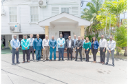 Prime Minister, Brigadier (Ret’d) Mark Phillips, on Friday, met with representatives of Siemens Energy at the Office of the Prime Minister to discuss preparations for the start-up and operation of the 300-megawatt combined-cycle power plant under Phase One of the Gas-to-Energy Project