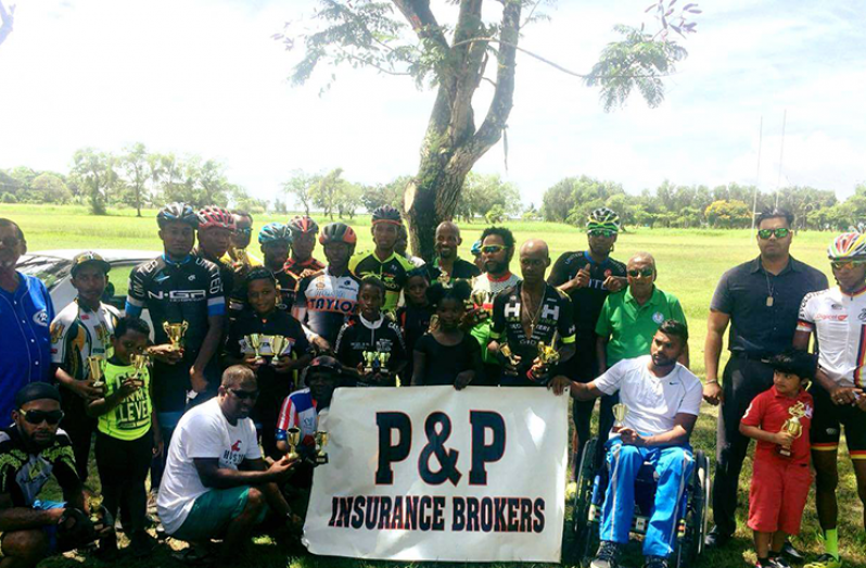Flashback! Last year’s various category winners pose with their trophies along with representatives from P&P Insurance Company.