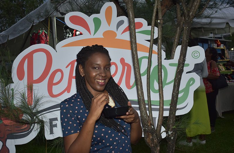 Pepperpot Festival’s Andrea Bryan-Garner (Elvin Carl Croker photo)