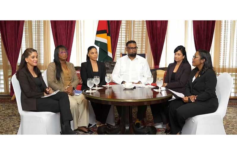 President Dr. Irfaan Ali during the special budget discussion