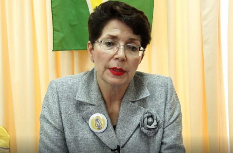 Presidential candidate of the People’s Republic Party (PRP), Dr. Valerie Leung