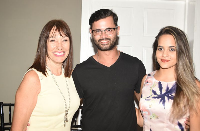 Executive members of the local charity, 100 People Who Care. From left are: Chairperson, Valerie Jenkinson, and Co-founders of the organisation’s local chapter, Kian Jabour and Caitlin Vieira
