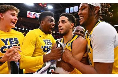 It is the first time since 2005 against Boston that the Pacers have won three road games in a play-off series.