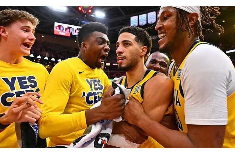 It is the first time since 2005 against Boston that the Pacers have won three road games in a play-off series.