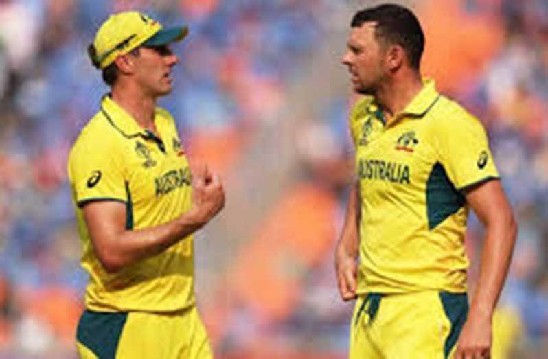 Pacers Pat Cummins and Josh Hazlewood