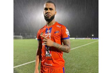 Fruta Conquerors scorer Jermaine Padmore