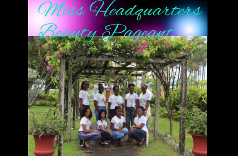 Delegates of the Miss Headquarters beauty pageant
