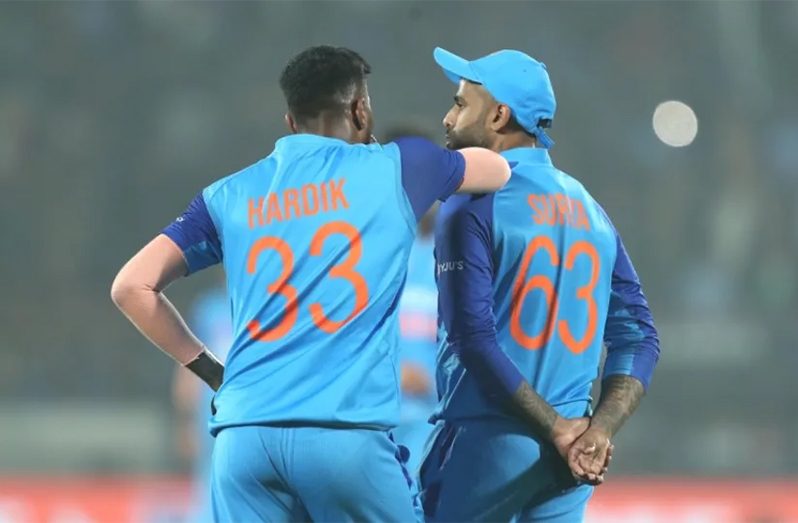 Hardik Pandya and Suryakumar Yadav remain captain and vice-captain of India's T20I squad (BCCI)