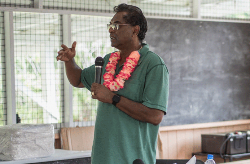 Minister of Public Security Khemraj Ramjattan