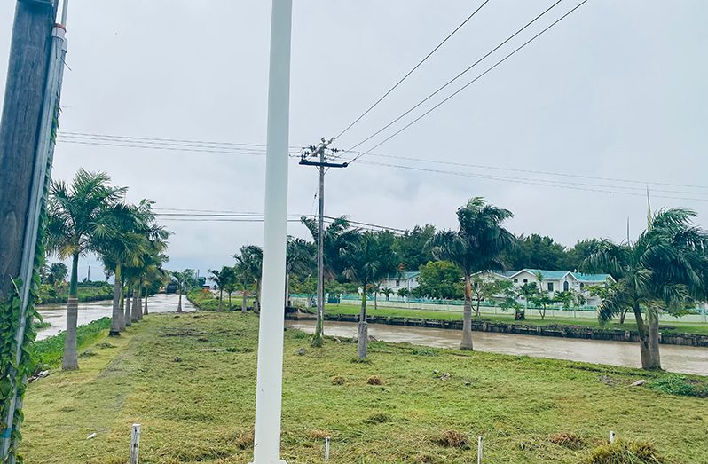 The land where Independence Park will be constructed.