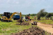 Construction has commenced on a new recreational park at Number 63 Beach, Corentyne, and Berbicians are extremely excited as they eagerly await the project’s completion