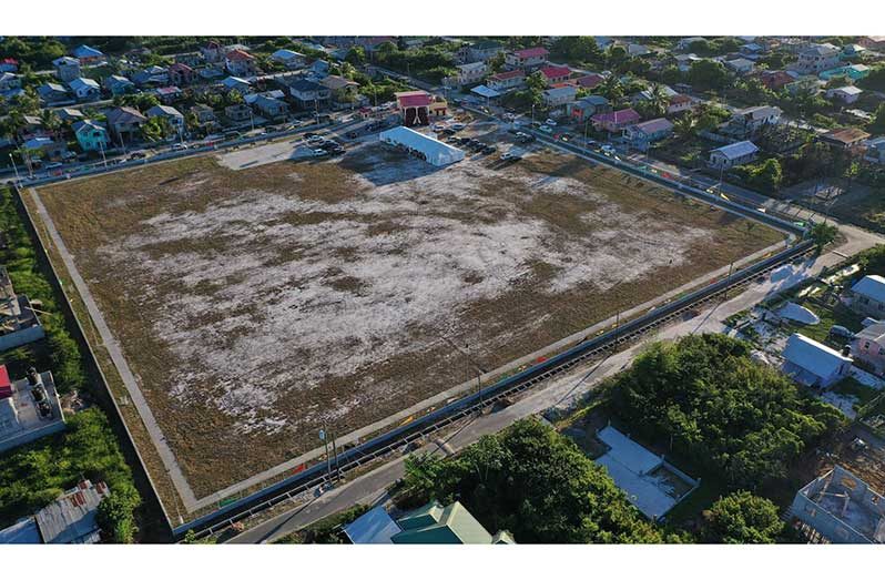 The Onderneeming Community Facility, which features a basketball court, recreational field, children's play area and multipurpose building, was officially commissioned on Friday by Minister of Housing, Collin Croal
